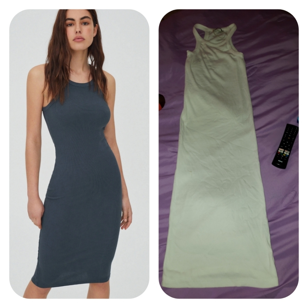 Bear&Pull White Dress S